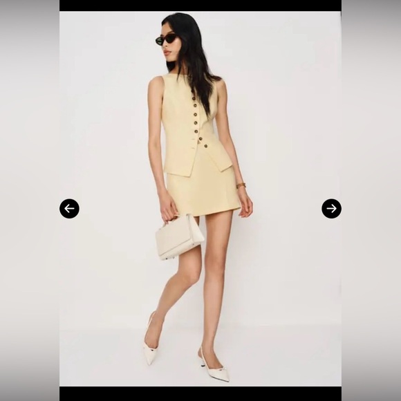 Reformation Lina Linen Two Piece - Picture 2 of 5